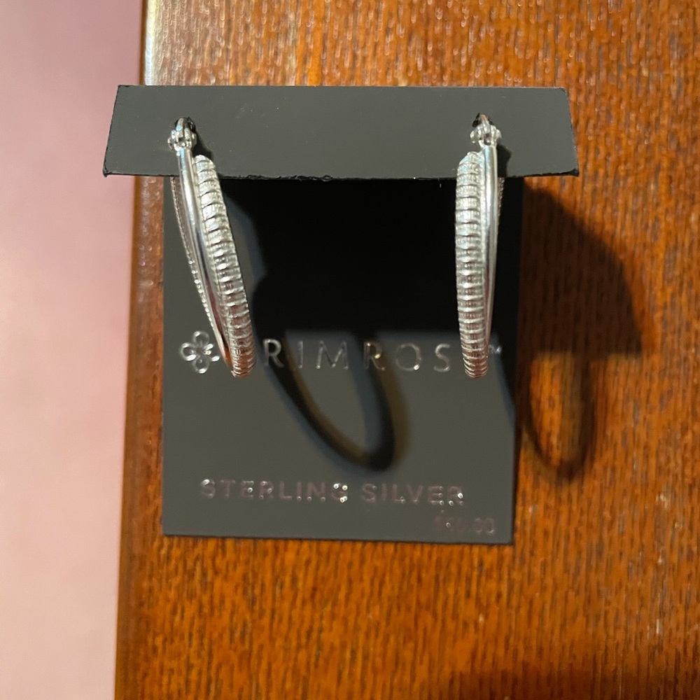 Sterling silver earrings